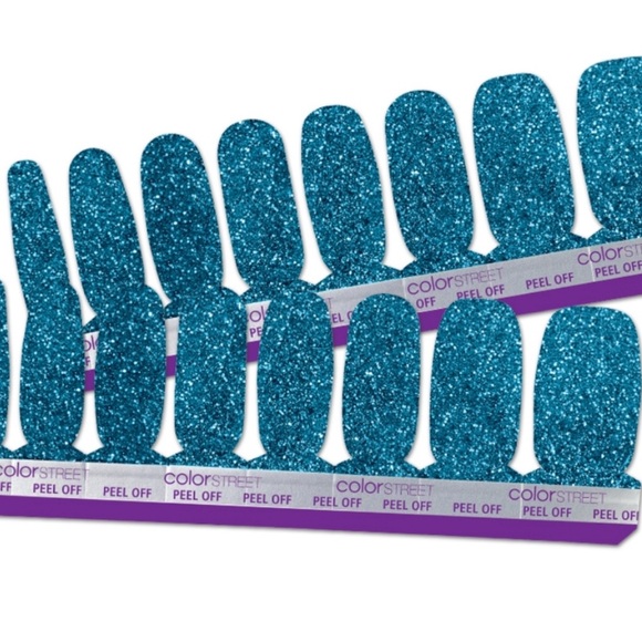 Color Street | How Swede It Is, blue Pedi set - Picture 3 of 4